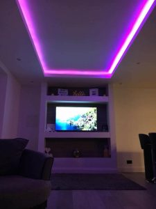 Colour changing LED strip